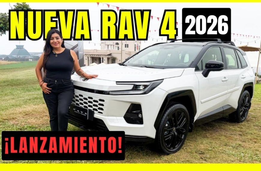Toyota presenta en Perú la sexta generación de la RAV4 2026