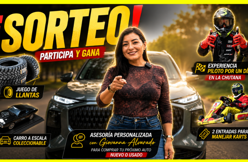 ¡Mega Sorteo Nitro! Gana llantas, una experiencia como piloto, entradas para karts y más