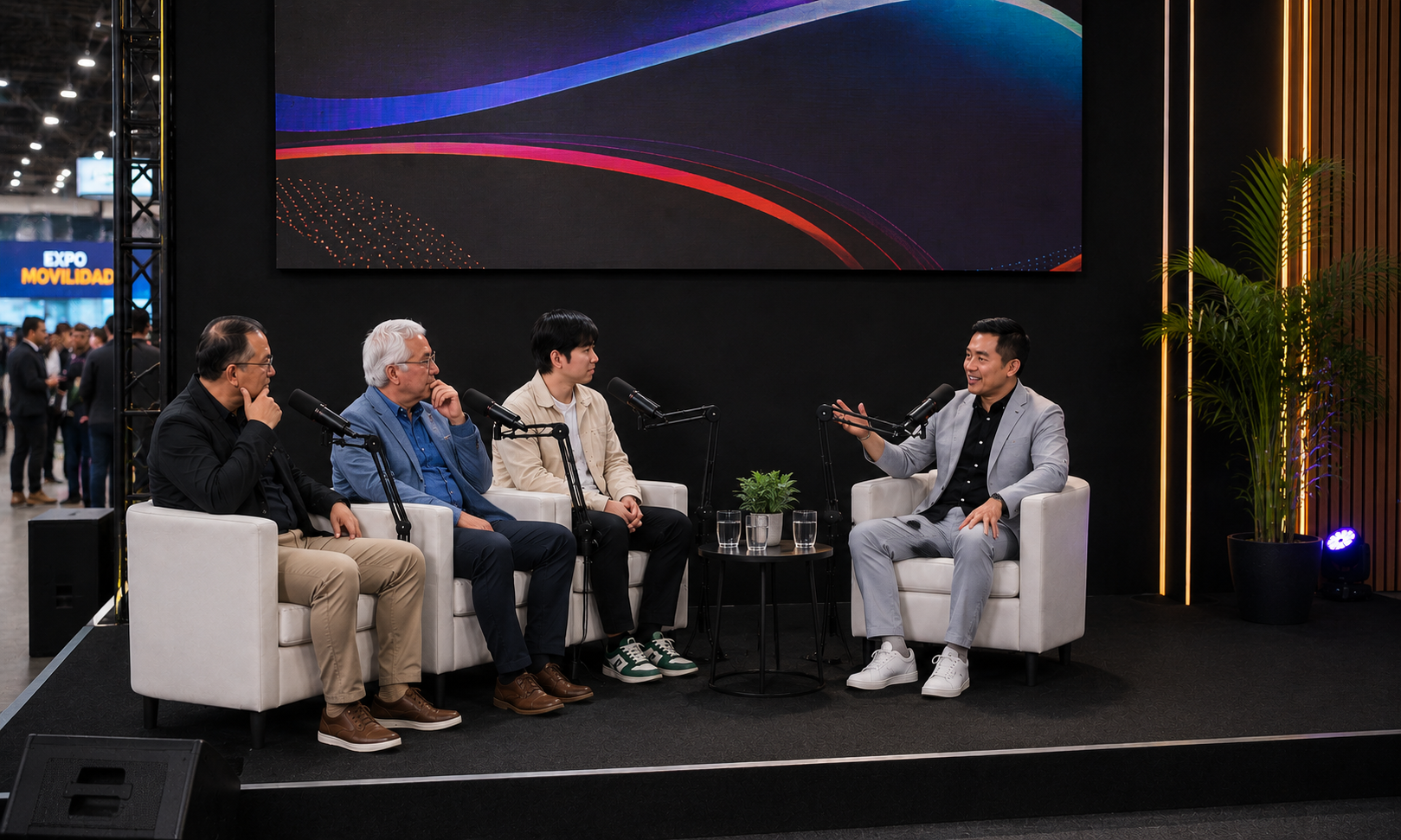 Podcast Corporativo en Eventos Expo Movilidad