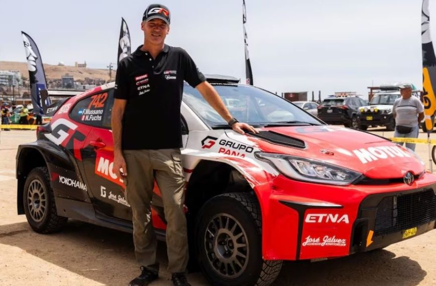 Nicolás Fuchs vuelve a Caminos del Inca 2026: así fueron sus primeros kilómetros con el GR Yaris